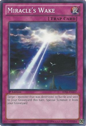 Miracle's Wake (Starfoil) (BP01-EN107) - Battle Pack: Epic Dawn 1st Edition - Premium Yugioh Single from Konami - Just $0.34! Shop now at Game Crave Tournament Store