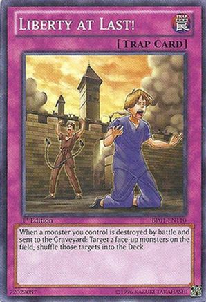 Liberty at Last! (Starfoil) (BP01-EN110) - Battle Pack: Epic Dawn Unlimited - Premium Yugioh Single from Konami - Just $0.60! Shop now at Game Crave Tournament Store