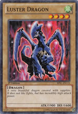 Luster Dragon (Starfoil) (BP01-EN111) - Battle Pack: Epic Dawn Unlimited - Premium Yugioh Single from Konami - Just $0.59! Shop now at Game Crave Tournament Store