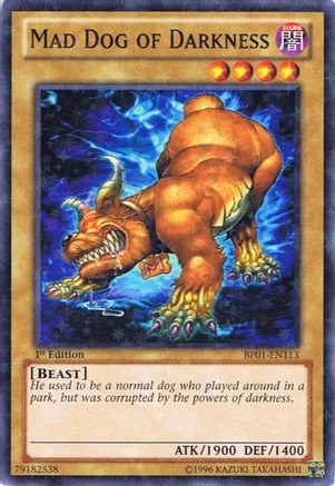 Mad Dog of Darkness (Starfoil) (BP01-EN113) - Battle Pack: Epic Dawn 1st Edition - Premium Yugioh Single from Konami - Just $0.25! Shop now at Game Crave Tournament Store