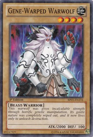 Gene-Warped Warwolf (Starfoil) (BP01-EN116) - Battle Pack: Epic Dawn 1st Edition - Premium Yugioh Single from Konami - Just $0.25! Shop now at Game Crave Tournament Store