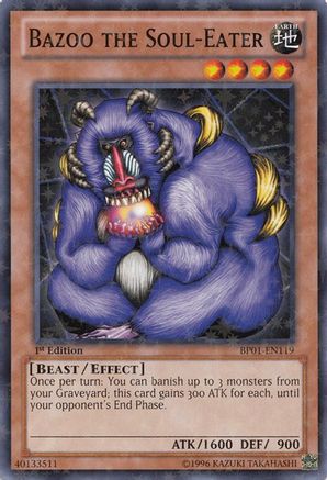 Bazoo the Soul-Eater (Starfoil) (BP01-EN119) - Battle Pack: Epic Dawn 1st Edition - Premium Yugioh Single from Konami - Just $0.25! Shop now at Game Crave Tournament Store