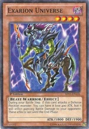 Exarion Universe (Starfoil) (BP01-EN126) - Battle Pack: Epic Dawn Unlimited - Premium Yugioh Single from Konami - Just $0.40! Shop now at Game Crave Tournament Store
