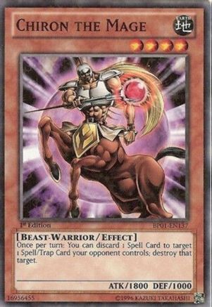 Chiron the Mage (Starfoil) (BP01-EN137) - Battle Pack: Epic Dawn 1st Edition - Premium Yugioh Single from Konami - Just $0.25! Shop now at Game Crave Tournament Store