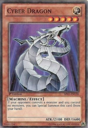 Cyber Dragon (Starfoil) (BP01-EN138) - Battle Pack: Epic Dawn Unlimited - Premium Yugioh Single from Konami - Just $0.80! Shop now at Game Crave Tournament Store