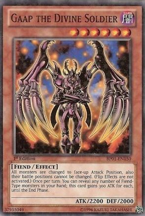 Gaap the Divine Soldier (Starfoil) (BP01-EN150) - Battle Pack: Epic Dawn 1st Edition - Premium Yugioh Single from Konami - Just $0.25! Shop now at Game Crave Tournament Store