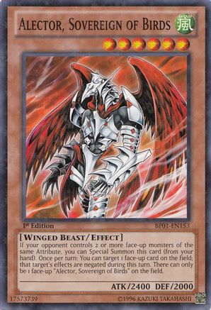 Alector, Sovereign of Birds (Starfoil) (BP01-EN153) - Battle Pack: Epic Dawn Unlimited - Premium Yugioh Single from Konami - Just $0.42! Shop now at Game Crave Tournament Store