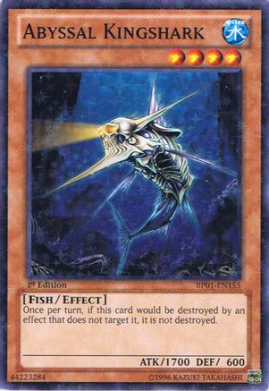 Abyssal Kingshark (Starfoil) (BP01-EN155) - Battle Pack: Epic Dawn 1st Edition - Premium Yugioh Single from Konami - Just $0.25! Shop now at Game Crave Tournament Store