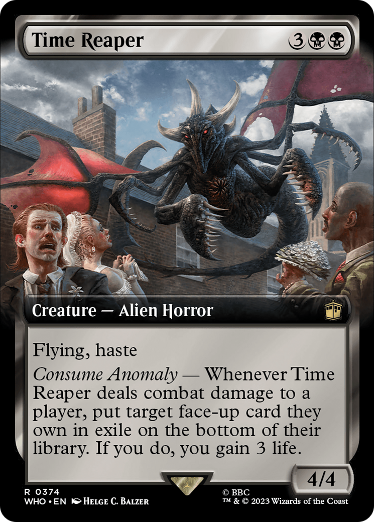 Time Reaper (WHO-374) - Doctor Who: (Extended Art) - Premium MTG Single from Wizards of the Coast - Just $0.08! Shop now at Game Crave Tournament Store