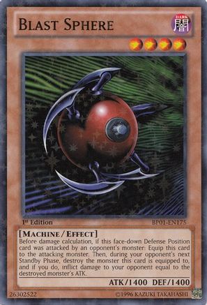 Blast Sphere (Starfoil) (BP01-EN175) - Battle Pack: Epic Dawn 1st Edition - Premium Yugioh Single from Konami - Just $0.48! Shop now at Game Crave Tournament Store