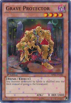 Grave Protector (Starfoil) (BP01-EN186) - Battle Pack: Epic Dawn Unlimited - Premium Yugioh Single from Konami - Just $0.25! Shop now at Game Crave Tournament Store