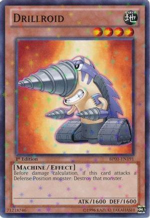 Drillroid (Starfoil) (BP01-EN191) - Battle Pack: Epic Dawn Unlimited - Premium Yugioh Single from Konami - Just $0.25! Shop now at Game Crave Tournament Store