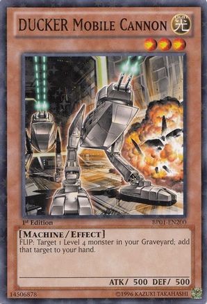 DUCKER Mobile Cannon (Starfoil) (BP01-EN200) - Battle Pack: Epic Dawn 1st Edition - Premium Yugioh Single from Konami - Just $0.26! Shop now at Game Crave Tournament Store