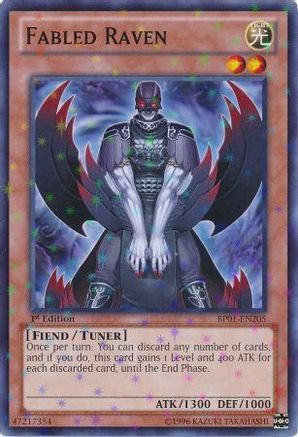 Fabled Raven (Starfoil) (BP01-EN205) - Battle Pack: Epic Dawn Unlimited - Premium Yugioh Single from Konami - Just $0.62! Shop now at Game Crave Tournament Store