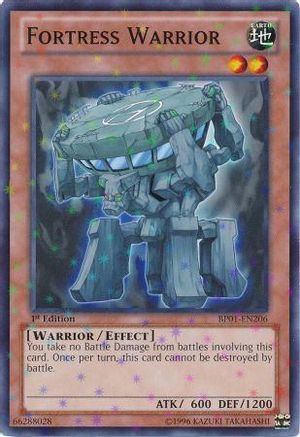 Fortress Warrior (Starfoil) (BP01-EN206) - Battle Pack: Epic Dawn 1st Edition - Premium Yugioh Single from Konami - Just $0.28! Shop now at Game Crave Tournament Store