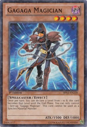 Gagaga Magician (Starfoil) (BP01-EN218) - Battle Pack: Epic Dawn Unlimited - Premium Yugioh Single from Konami - Just $0.38! Shop now at Game Crave Tournament Store