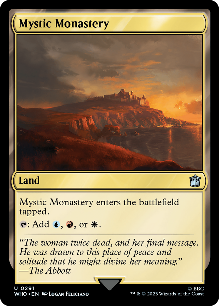 Mystic Monastery (WHO-291) - Doctor Who Foil - Premium MTG Single from Wizards of the Coast - Just $0.63! Shop now at Game Crave Tournament Store