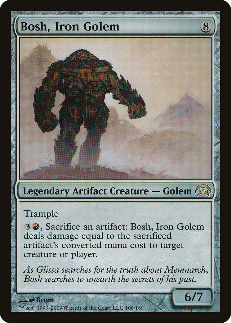 Bosh, Iron Golem (HOP-108) - Planechase - Premium MTG Single from Wizards of the Coast - Just $0.08! Shop now at Game Crave Tournament Store