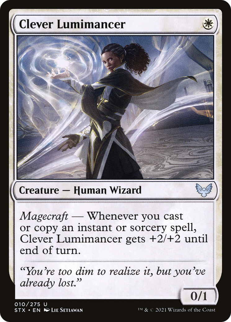 Clever Lumimancer (STX-010) - Strixhaven: School of Mages - Premium MTG Single from Wizards of the Coast - Just $0.08! Shop now at Game Crave Tournament Store