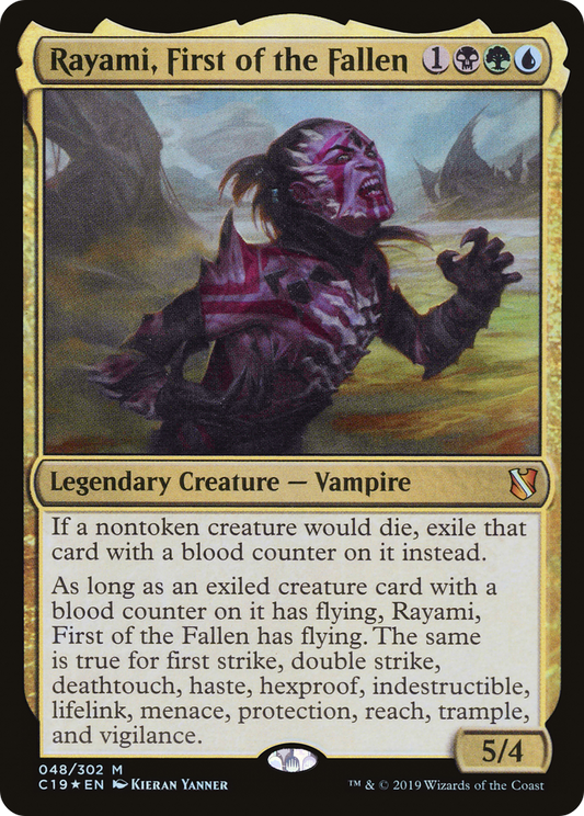 Rayami, First of the Fallen (C19-048) - Commander 2019 Foil - Premium MTG Single from Wizards of the Coast - Just $0.08! Shop now at Game Crave Tournament Store