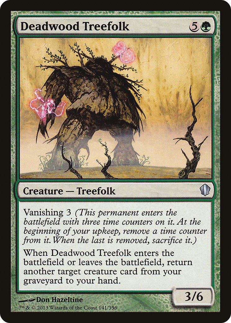 Deadwood Treefolk (C13-141) - Commander 2013 - Premium MTG Single from Wizards of the Coast - Just $0.08! Shop now at Game Crave Tournament Store