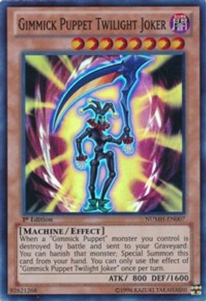 Gimmick Puppet Twilight Joker (NUMH-EN007) - Number Hunters 1st Edition - Premium Yugioh Single from Konami - Just $0.25! Shop now at Game Crave Tournament Store