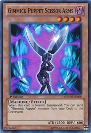 Gimmick Puppet Scissor Arms (NUMH-EN008) - Number Hunters Unlimited - Premium Yugioh Single from Konami - Just $1.02! Shop now at Game Crave Tournament Store