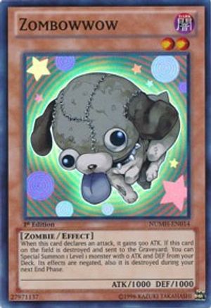 Zombowwow (NUMH-EN014) - Number Hunters 1st Edition - Premium Yugioh Single from Konami - Just $0.25! Shop now at Game Crave Tournament Store