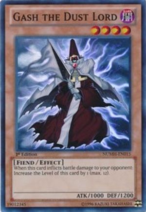 Gash the Dust Lord (NUMH-EN015) - Number Hunters Unlimited - Premium Yugioh Single from Konami - Just $0.25! Shop now at Game Crave Tournament Store