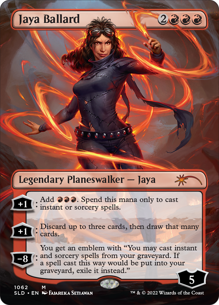 Jaya Ballard (SLD-1062) - Secret Lair Drop (Borderless) - Premium MTG Single from Wizards of the Coast - Just $0.97! Shop now at Game Crave Tournament Store