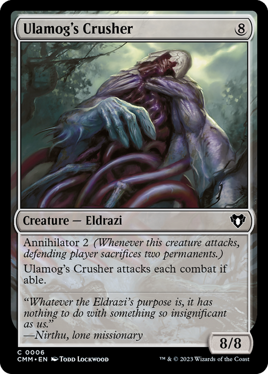 Ulamog's Crusher (CMM-006) - Commander Masters Foil - Premium MTG Single from Wizards of the Coast - Just $0.08! Shop now at Game Crave Tournament Store