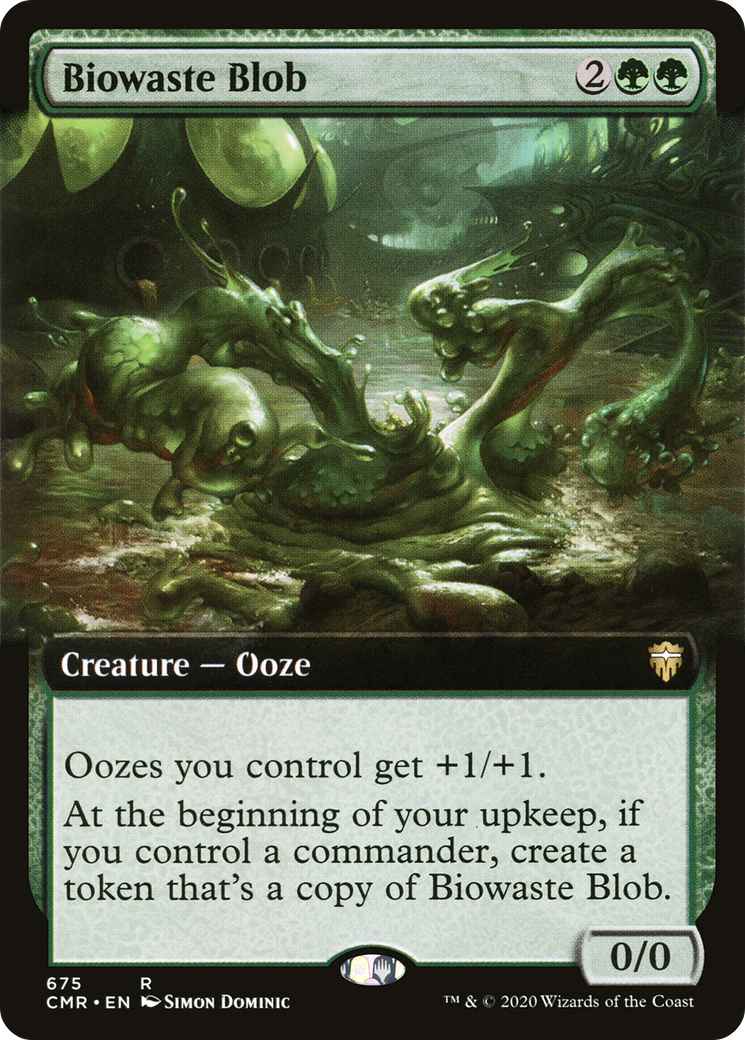 Biowaste Blob (CMR-675) - Commander Legends: (Extended Art) - Premium MTG Single from Wizards of the Coast - Just $1.49! Shop now at Game Crave Tournament Store