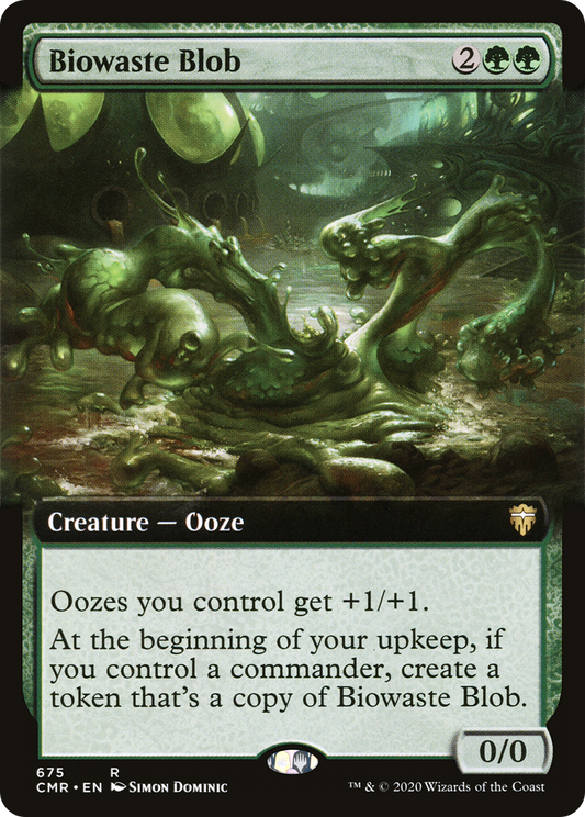 Biowaste Blob (CMR-675) - Commander Legends: (Extended Art) Foil - Premium MTG Single from Wizards of the Coast - Just $1.80! Shop now at Game Crave Tournament Store