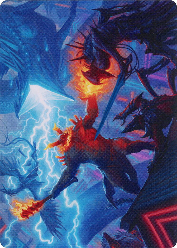Hidetsugu and Kairi // Hidetsugu and Kairi (AMOM-045) - March of the Machine Art Series (Borderless) - Premium MTG Single from Wizards of the Coast - Just $0! Shop now at Game Crave Tournament Store