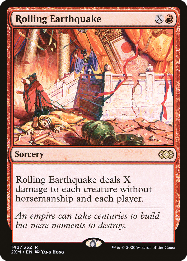 Rolling Earthquake (2XM-142) - Double Masters - Premium MTG Single from Wizards of the Coast - Just $0.72! Shop now at Game Crave Tournament Store
