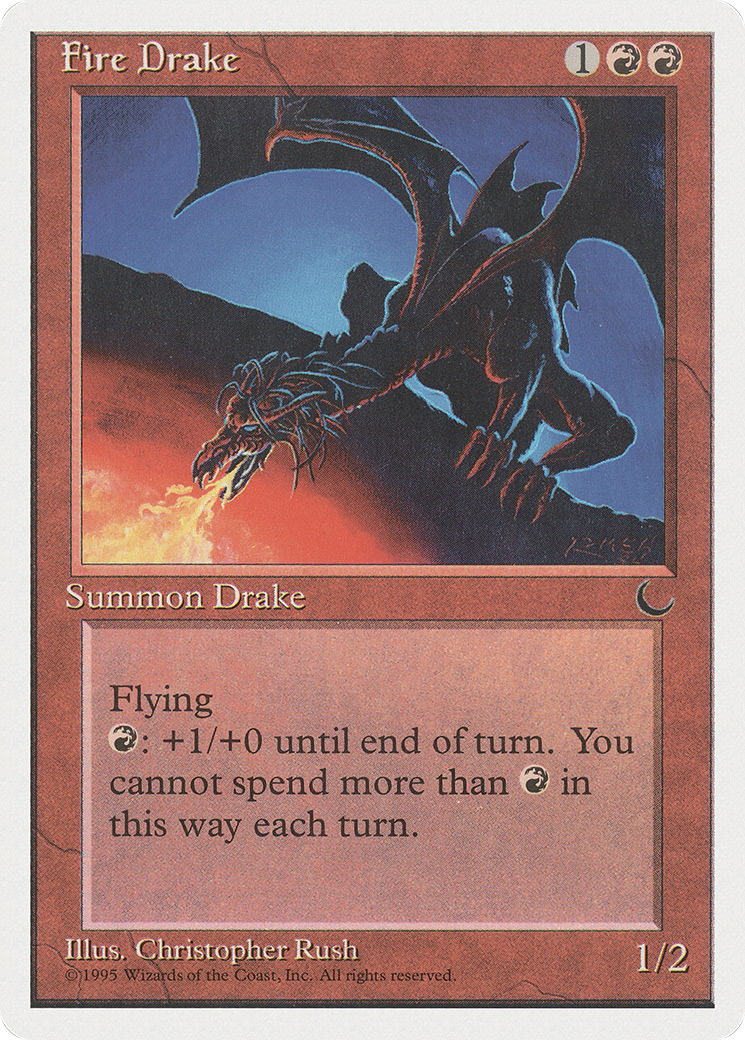 Fire Drake (CHR-047) - Chronicles - Premium MTG Single from Wizards of the Coast - Just $0.08! Shop now at Game Crave Tournament Store