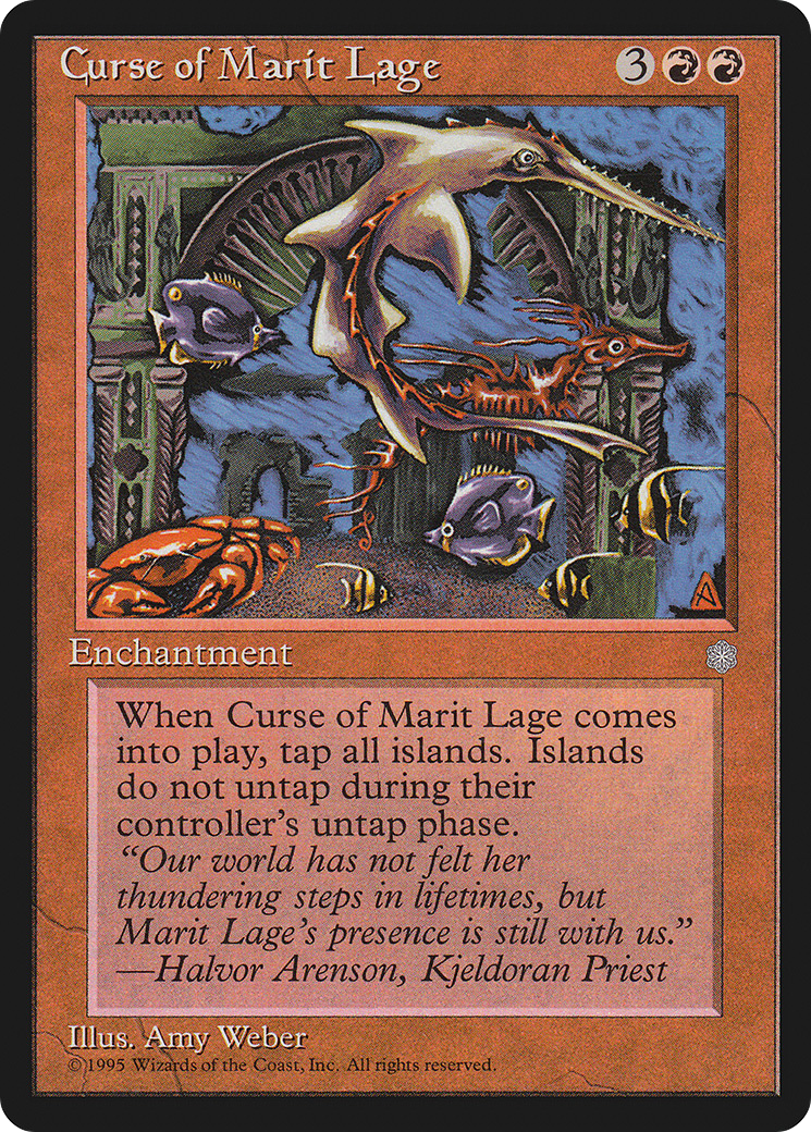 Curse of Marit Lage (ICE-181) - Ice Age - Premium MTG Single from Wizards of the Coast - Just $0.14! Shop now at Game Crave Tournament Store