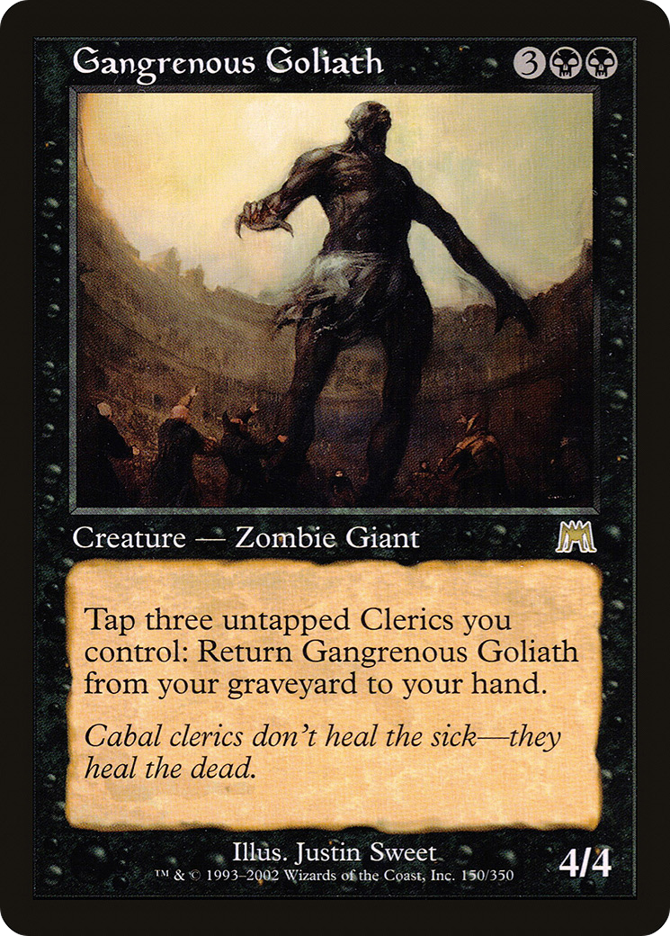 Gangrenous Goliath (ONS-150) - Onslaught - Premium MTG Single from Wizards of the Coast - Just $0.25! Shop now at Game Crave Tournament Store