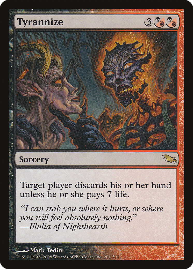 Tyrannize (SHM-201) - Shadowmoor - Premium MTG Single from Wizards of the Coast - Just $0.30! Shop now at Game Crave Tournament Store