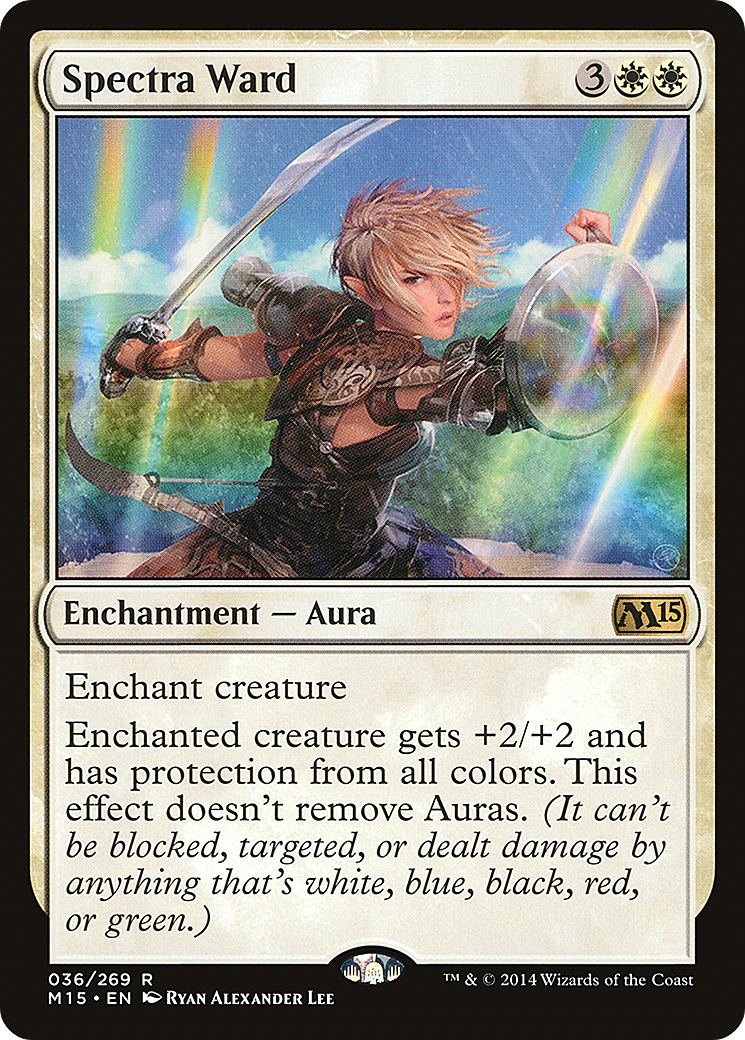 Spectra Ward (M15-036) - Magic 2015 Foil - Premium MTG Single from Wizards of the Coast - Just $8.82! Shop now at Game Crave Tournament Store