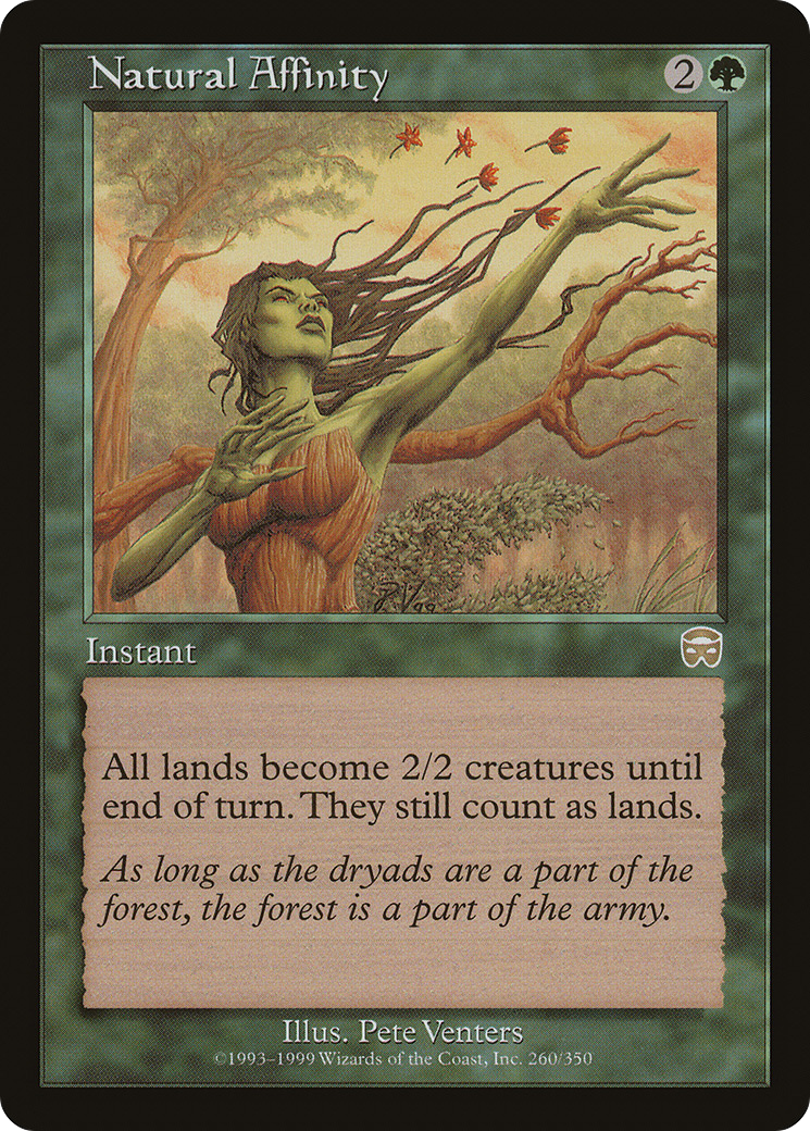 Natural Affinity (MMQ-260) - Mercadian Masques - Premium MTG Single from Wizards of the Coast - Just $0.93! Shop now at Game Crave Tournament Store