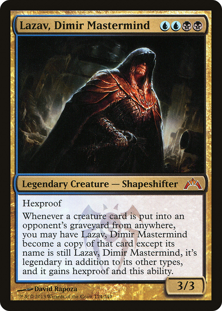 Lazav, Dimir Mastermind (GTC-174) - Gatecrash - Premium MTG Single from Wizards of the Coast - Just $0.18! Shop now at Game Crave Tournament Store