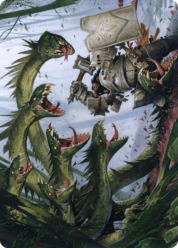 Lair of the Hydra // Lair of the Hydra (AAFR-067) - Adventures in the Forgotten Realms Art Series (Borderless) Foil - Premium MTG Single from Wizards of the Coast - Just $0! Shop now at Game Crave Tournament Store