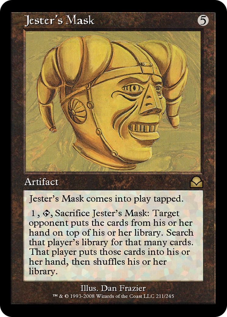 Jester's Mask (ME2-211) - Masters Edition II - Premium MTG Single from Wizards of the Coast - Just $0! Shop now at Game Crave Tournament Store