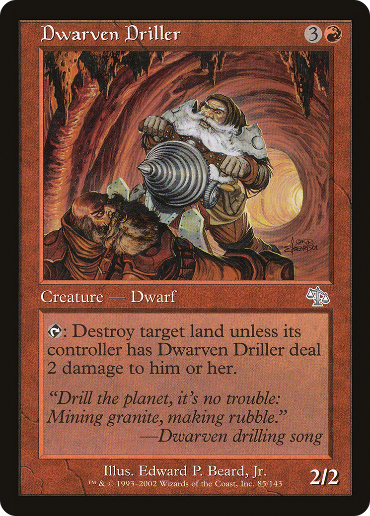 Dwarven Driller (JUD-085) - Judgment - Premium MTG Single from Wizards of the Coast - Just $0.08! Shop now at Game Crave Tournament Store