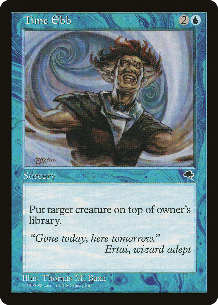 Time Ebb (TMP-096) - Tempest - Premium MTG Single from Wizards of the Coast - Just $0.08! Shop now at Game Crave Tournament Store