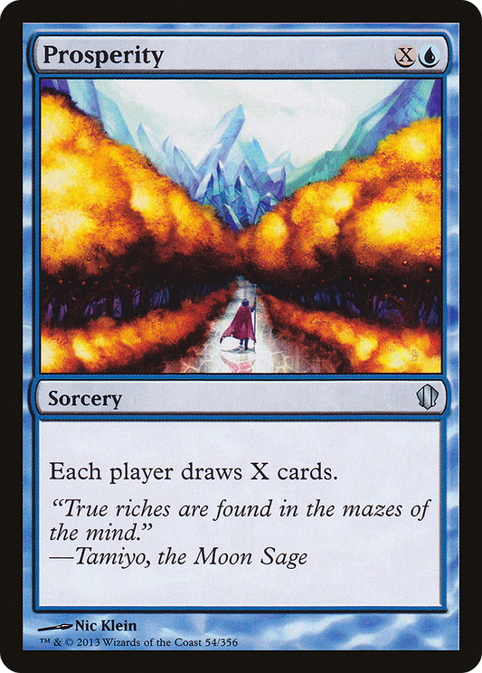 Prosperity (C13-054) - Commander 2013 - Premium MTG Single from Wizards of the Coast - Just $2.39! Shop now at Game Crave Tournament Store