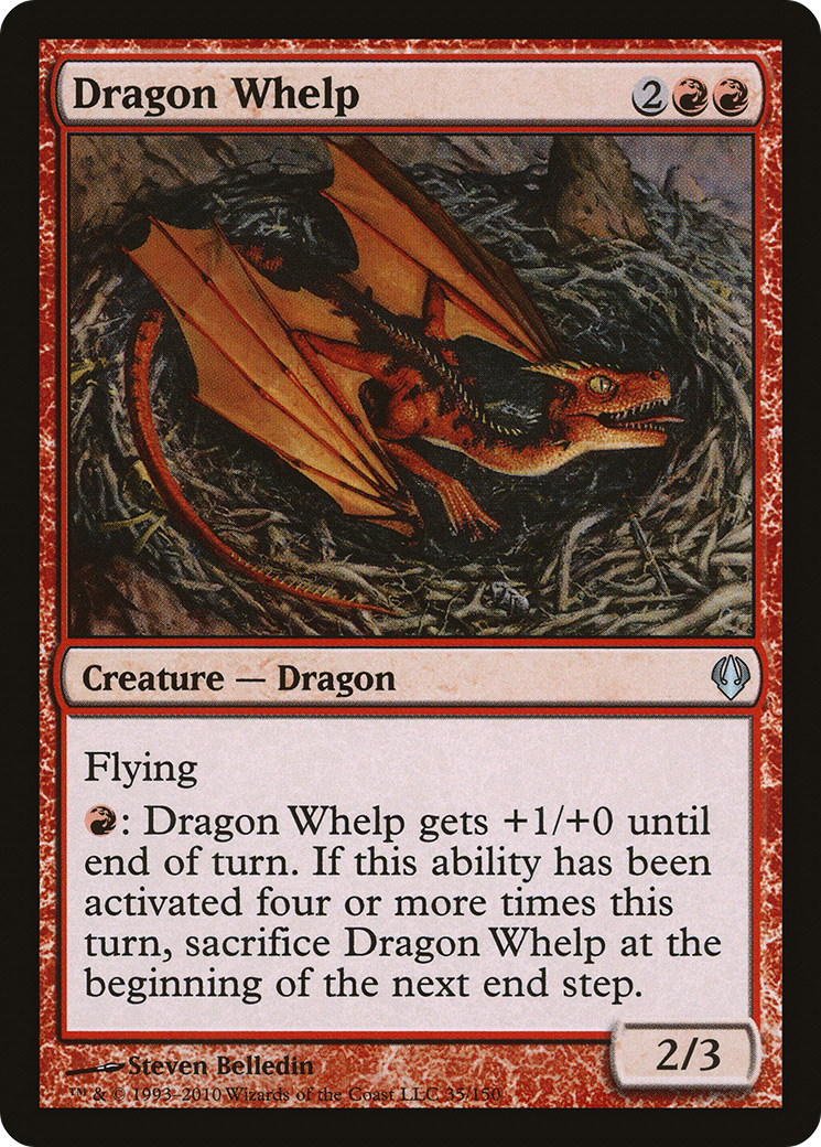 Dragon Whelp (ARC-035) - Archenemy - Premium MTG Single from Wizards of the Coast - Just $0.25! Shop now at Game Crave Tournament Store