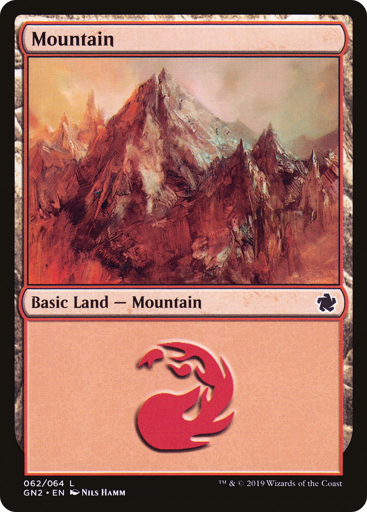 Mountain (GN2-062) - Game Night 2019 - Premium MTG Single from Wizards of the Coast - Just $0.25! Shop now at Game Crave Tournament Store
