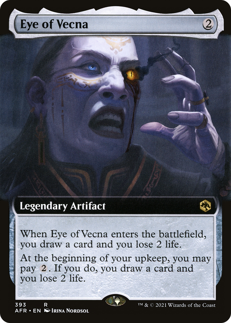 Eye of Vecna (AFR-393) - Adventures in the Forgotten Realms: (Extended Art) Foil - Premium MTG Single from Wizards of the Coast - Just $0.50! Shop now at Game Crave Tournament Store
